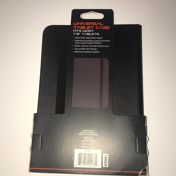 blackweb Accessories Universal Tablet Case Fits Most 78 Tablets